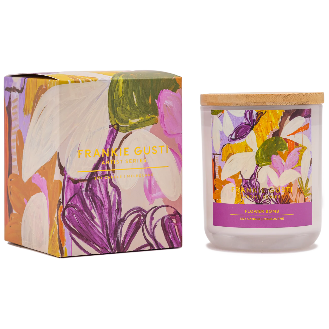 Flower Bomb Candle