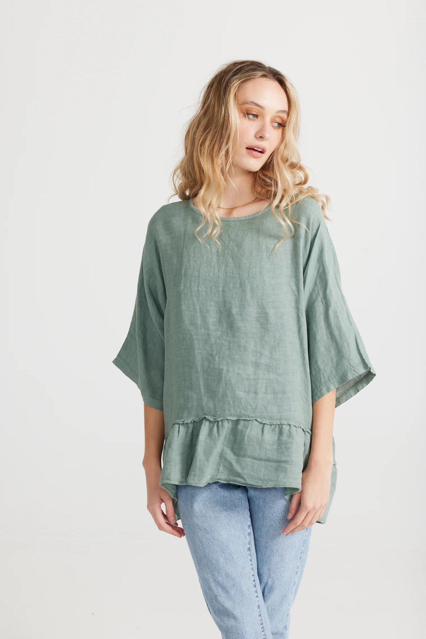 Priscilla Top - Sage Green