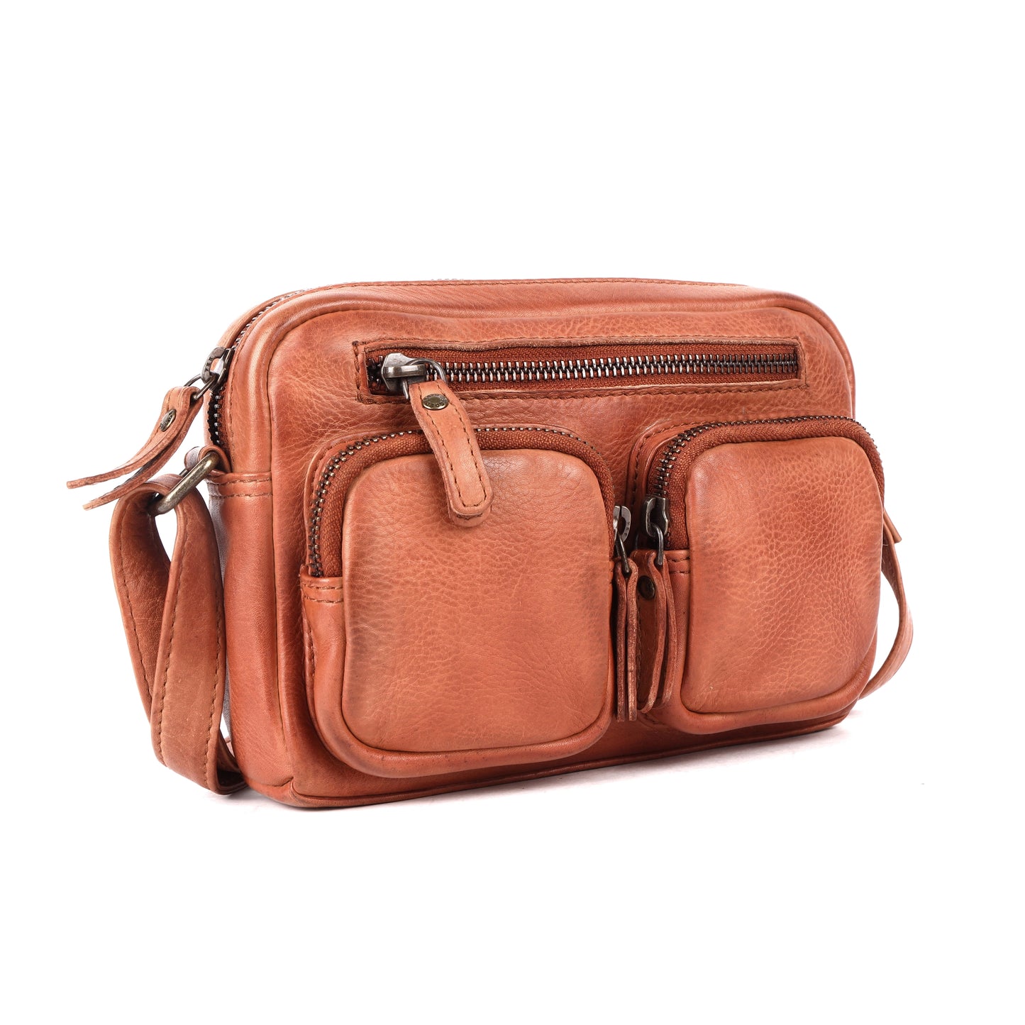 Burnie - Cross Body - Cognac