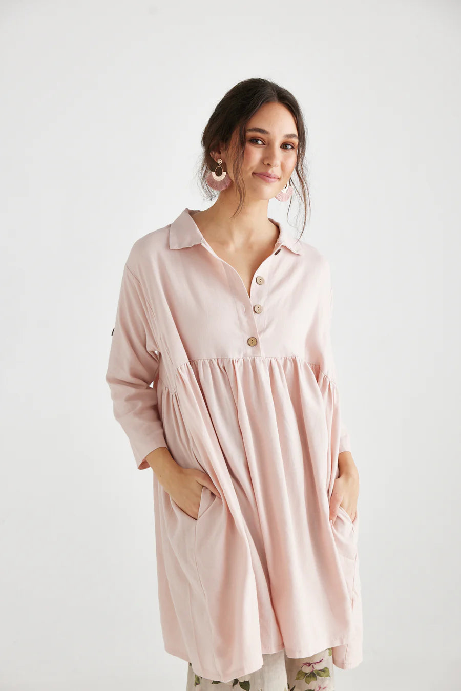 Trelise Dress Blush Pink