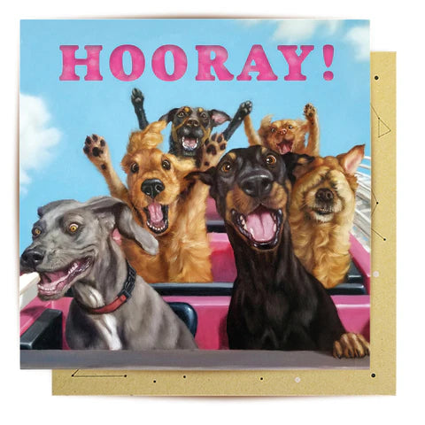 CARD - Rollercoaster Dogs