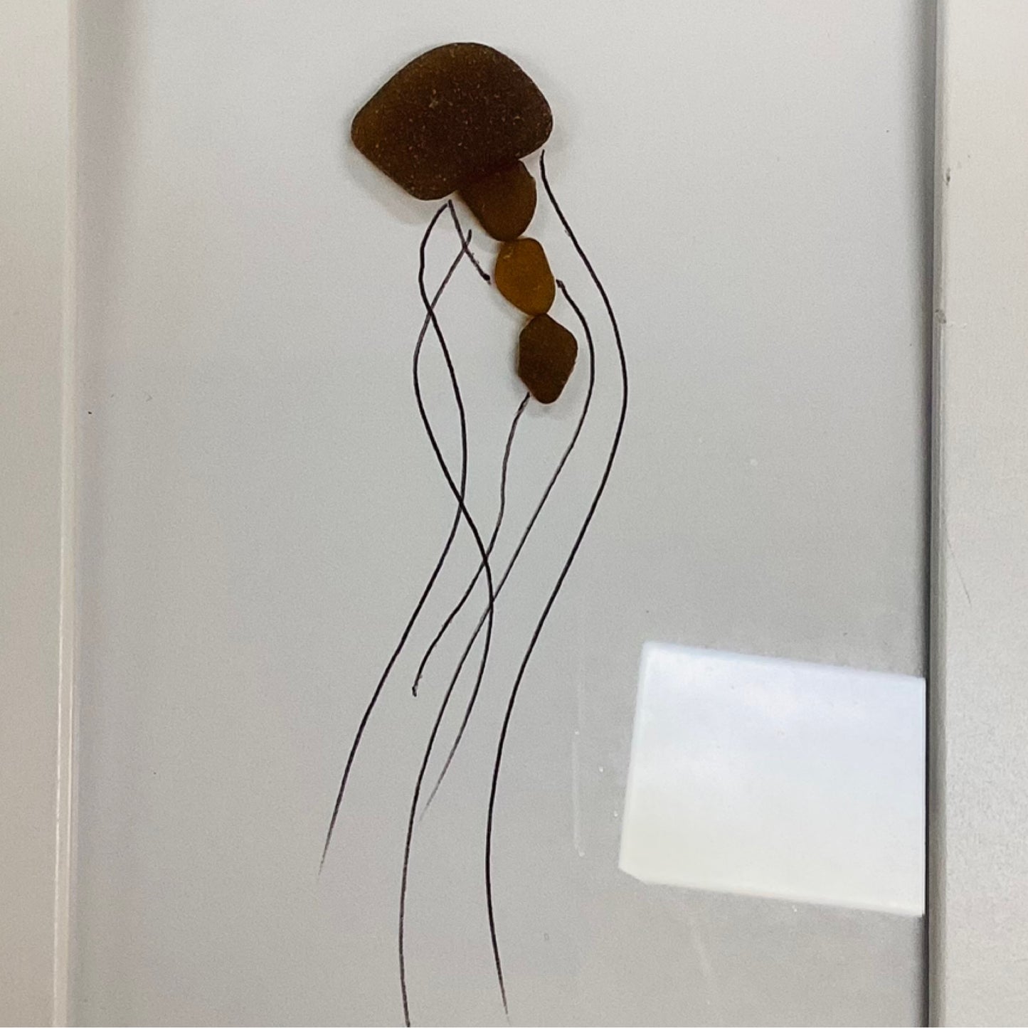 Jellyfish Artwork Glass