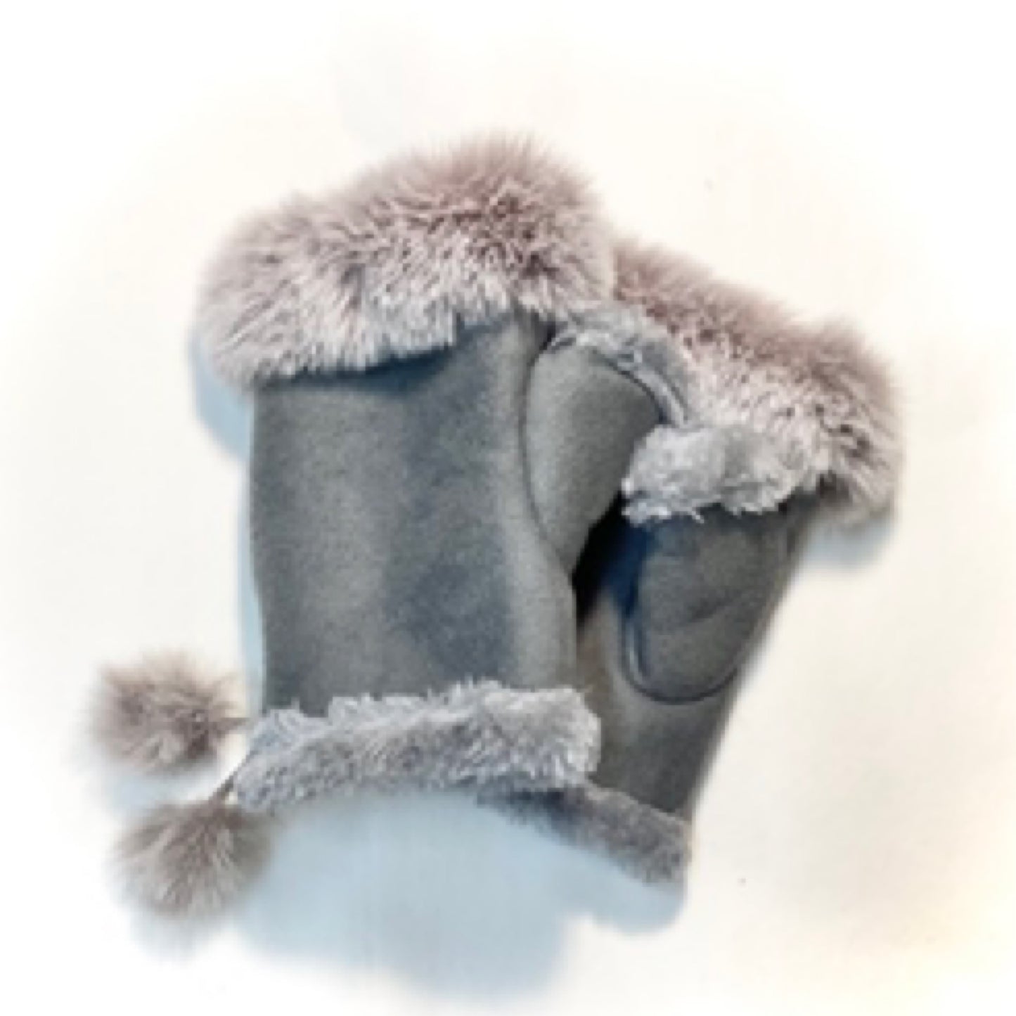 Fingerless Gloves - Grey
