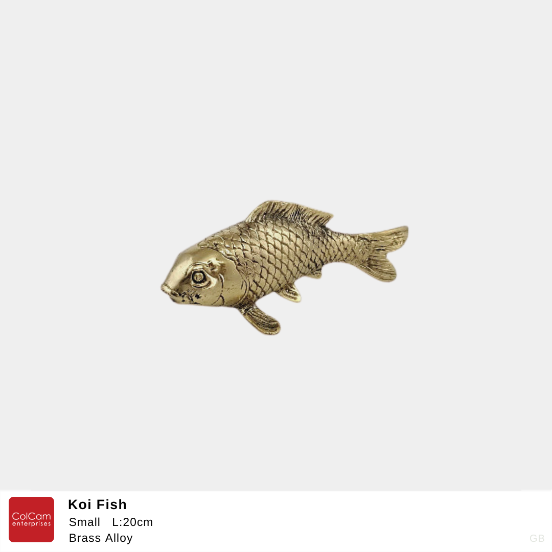 Koi Fish Brass