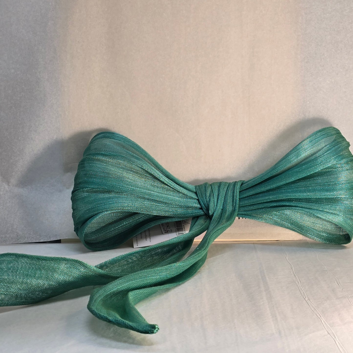 Teal Green Bow Fascinator