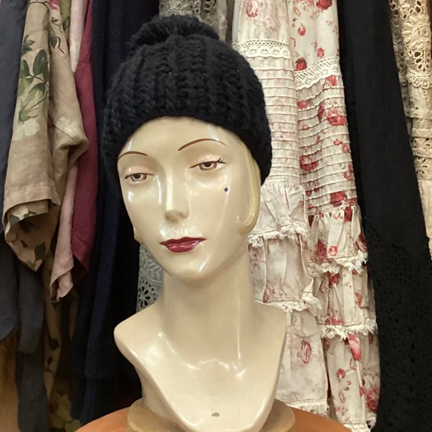 Black Knitted Beanie