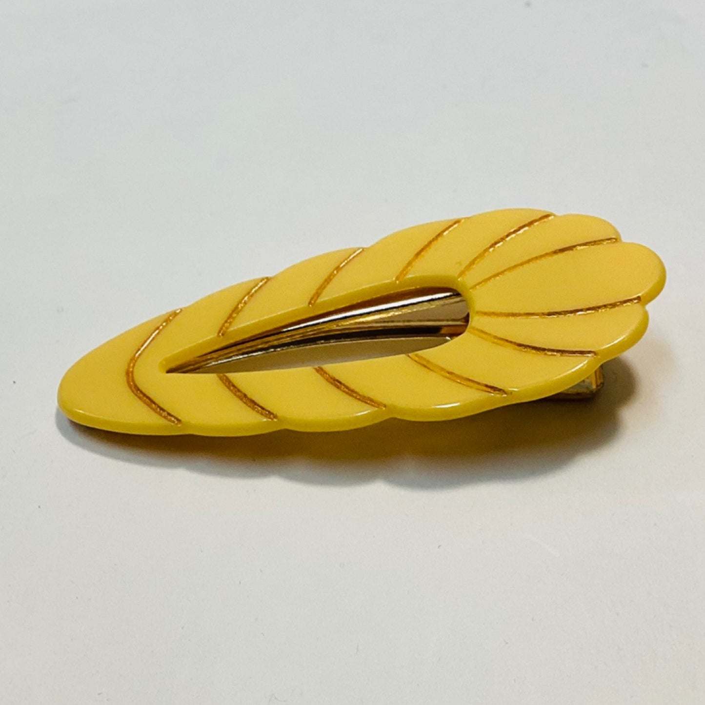 Hair Clip Yellow