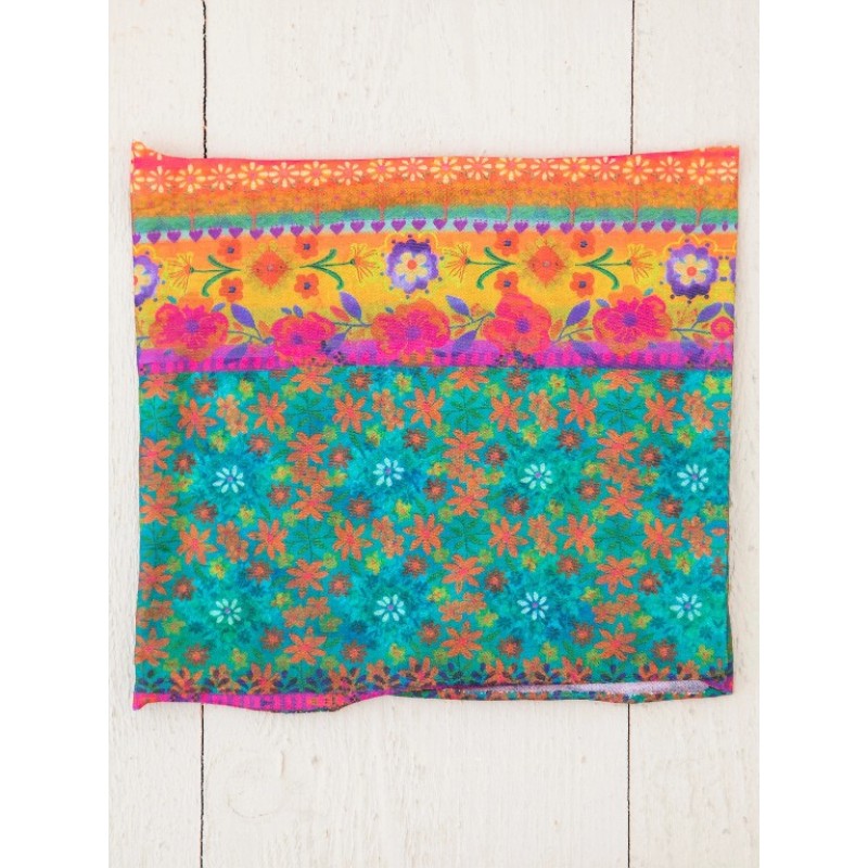 Boho Bandeau Bandana Half Bright Border