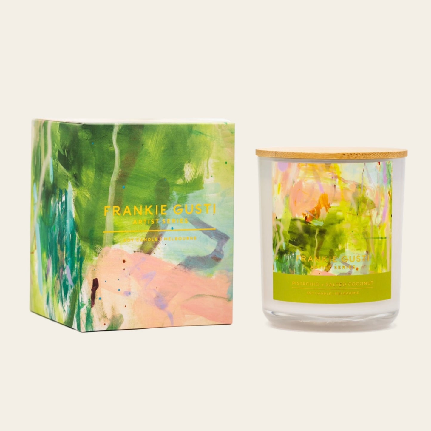 Artist Series Candle - Pistachio and Salted Coconut