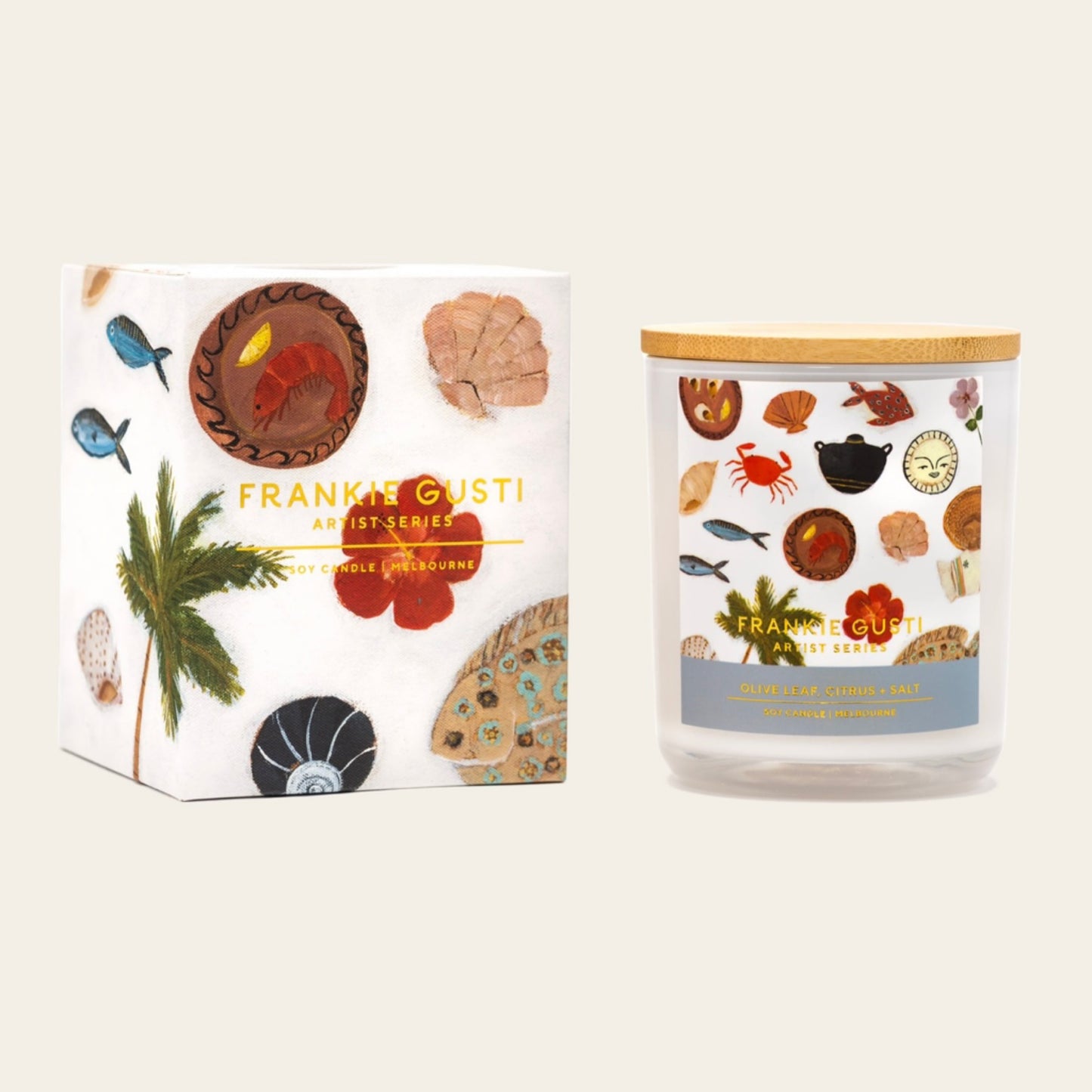 Artist Series Candle - Olive Leaf, Citrus and Salt