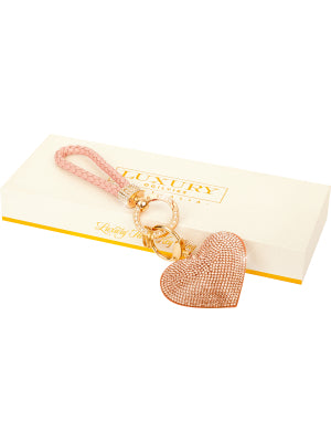 Key Ring - Rose Heart