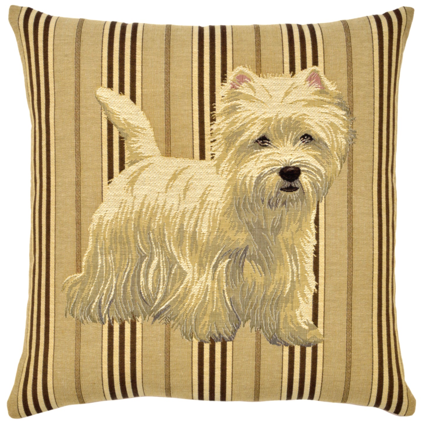 Whiskey Westie Pillow