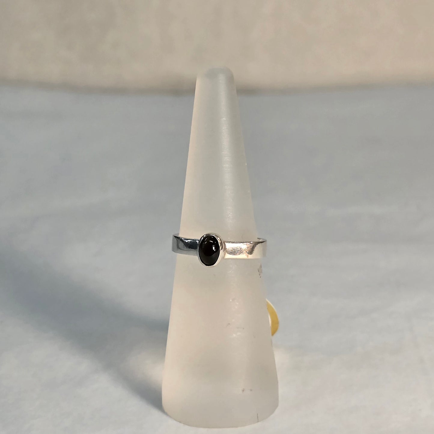 Black Obsidian Sterling Silver Ring