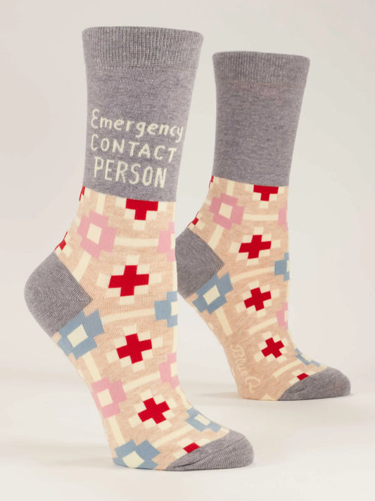 Ladies Crew Socks - Emergency Contact Person