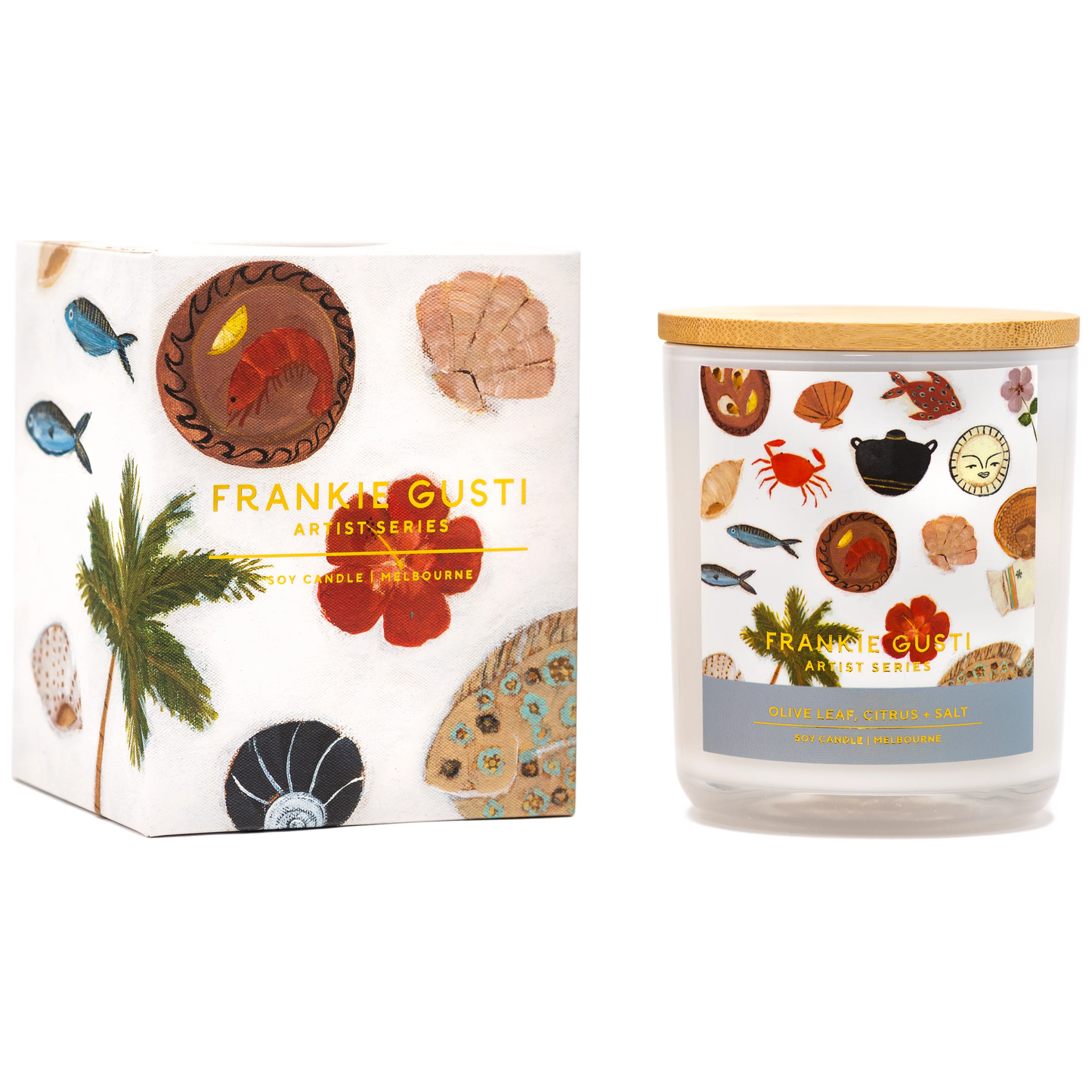 Artist Series Candle - Olive Leaf, Citrus and Salt