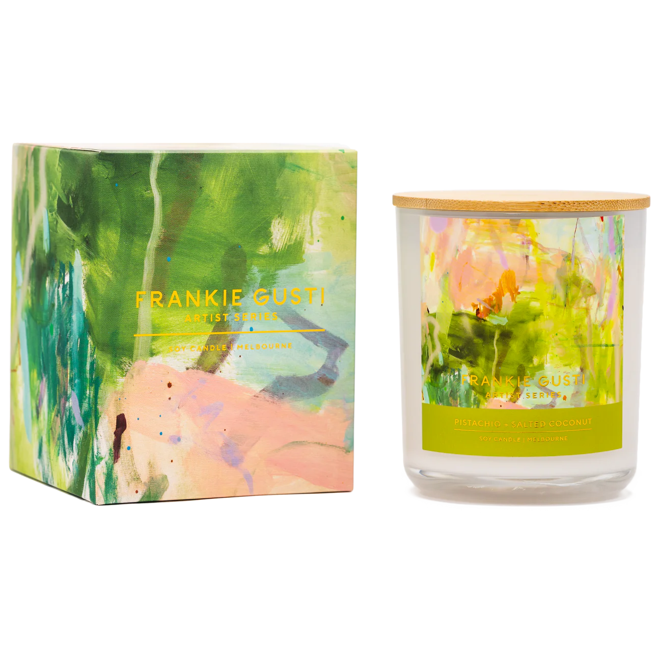 Artist Series Candle - Pistachio and Salted Coconut