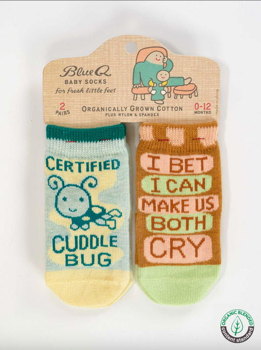 Cuddle Bug and Cry Baby Socks
