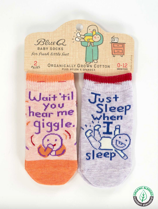 Hear me Giggle and Sleep Socks