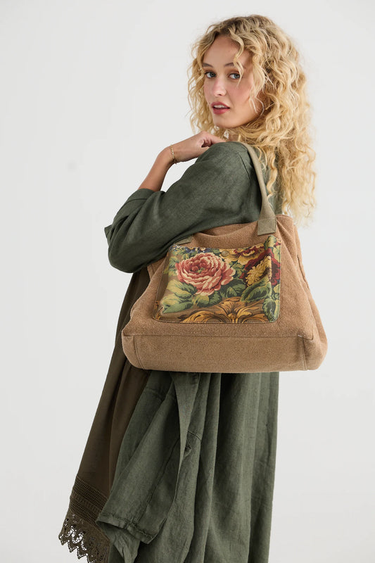 Peregrine Linen Tote Bag