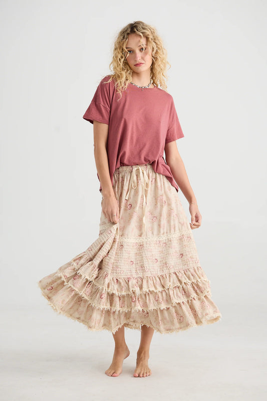 Perdita Skirt Faded Pink