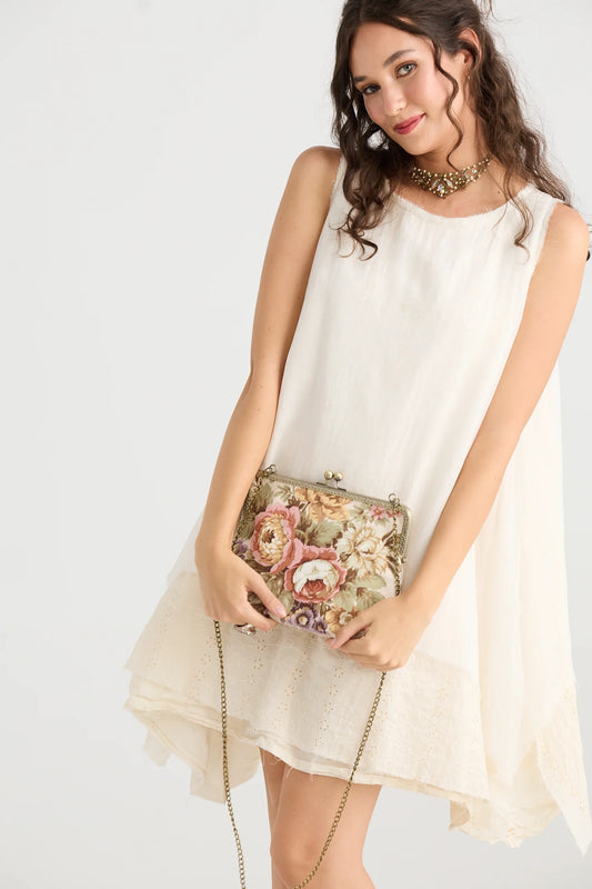 Nightingale Linen Bag Spring Rose