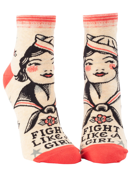 Ankle Socks - Fight Like a Girl