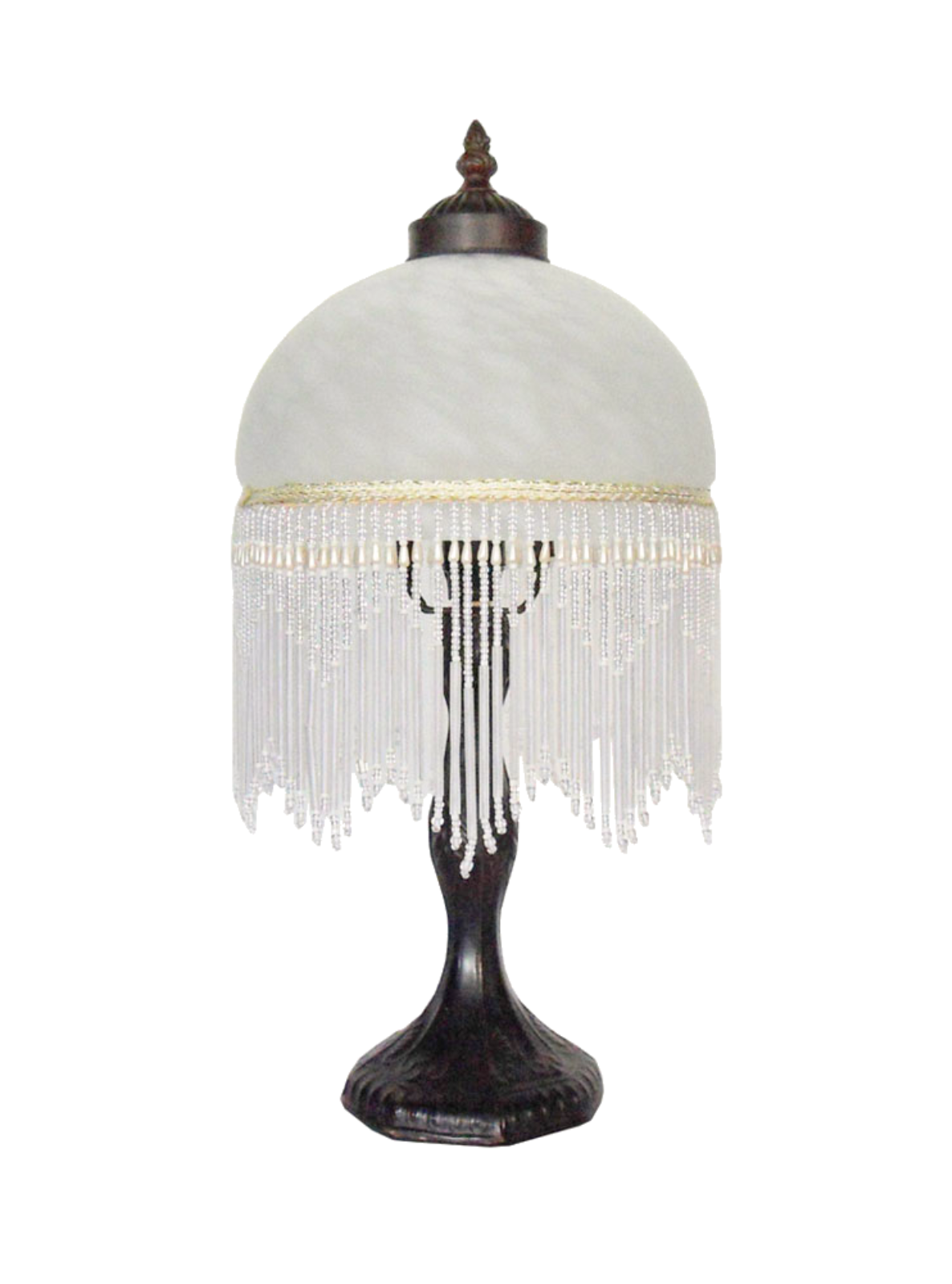 Beaded Victorian Table Lamp