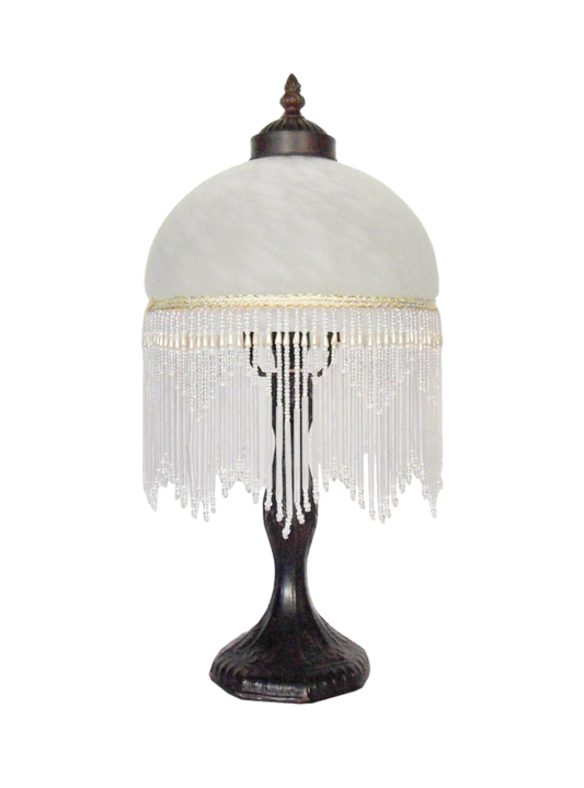 Beaded Victorian Table Lamp
