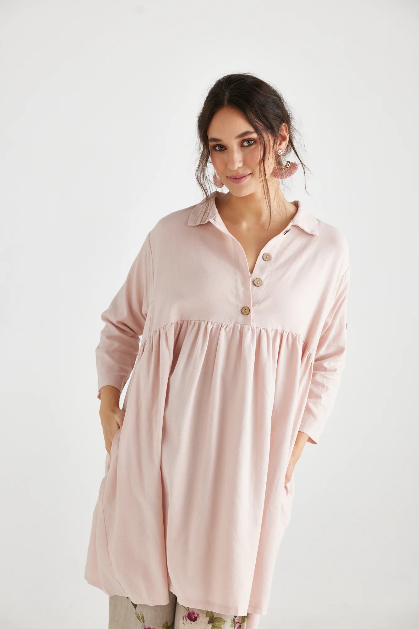 Trelise Dress Blush Pink