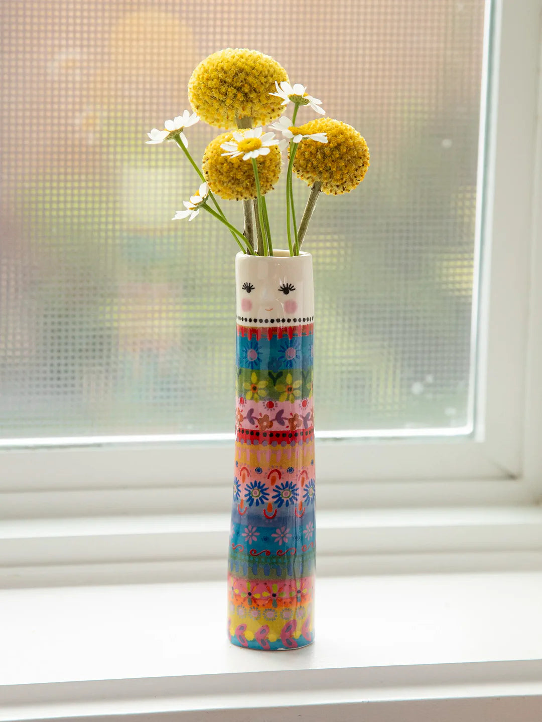 Colourful vase