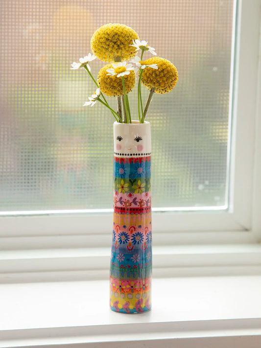 Colourful vase
