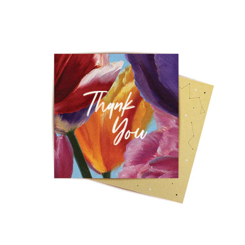 Mini Card - Thank You Tulip