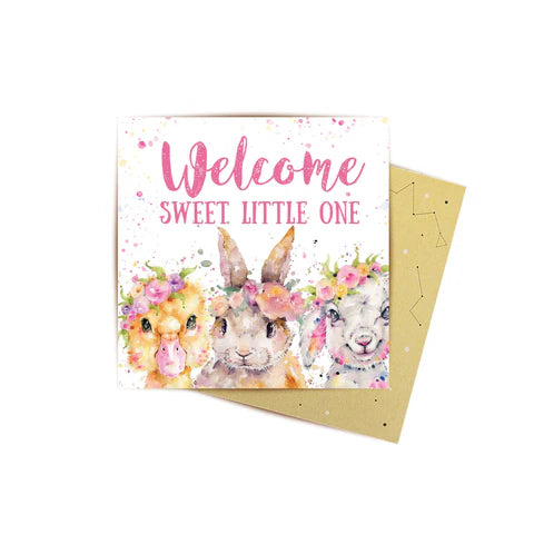 Mini Card - Spring Babies