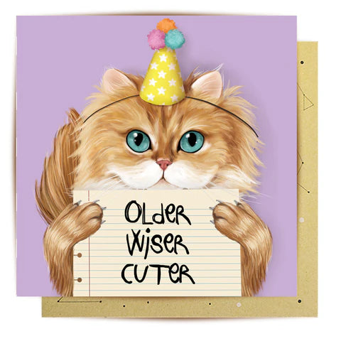 CARD - Older Wiser Cuter