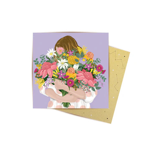 Mini Card - Bouquet Hug