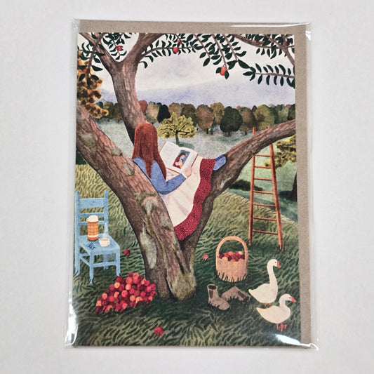 Nuovo Card - Reading in the Tree