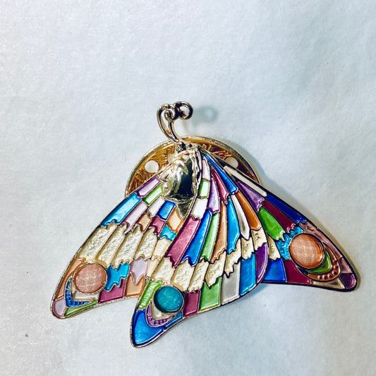 Magnet Brooch - Human Butterfly Pastel