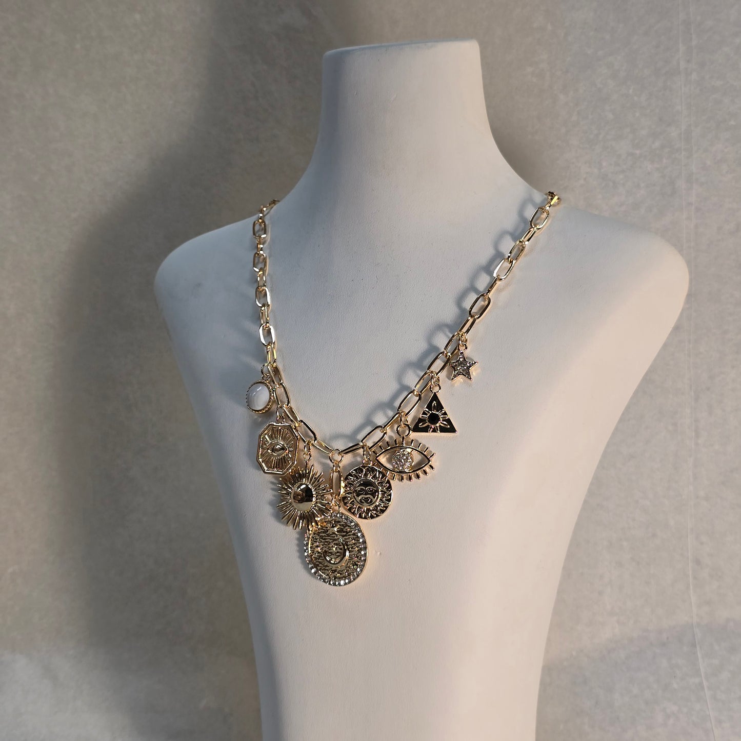 Golden Flower Necklace