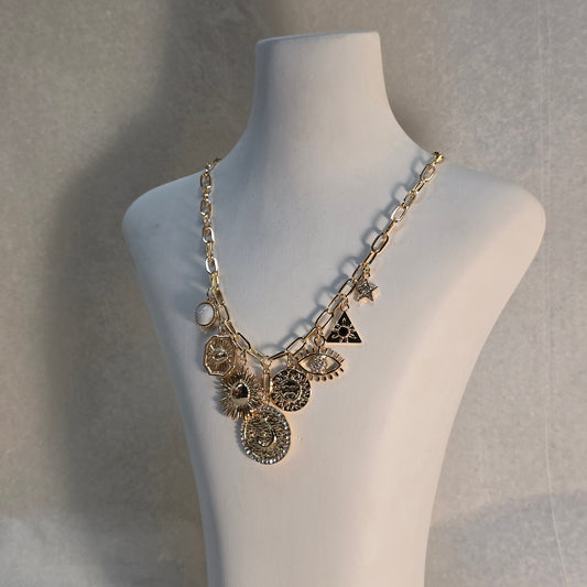 Golden Flower Necklace