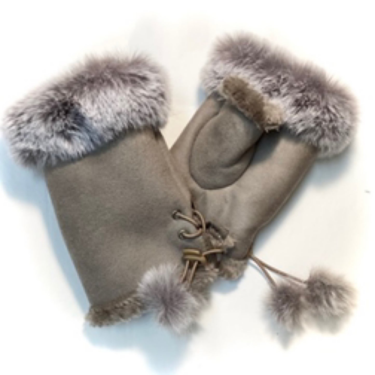 Fingerless Gloves - Dark Tan