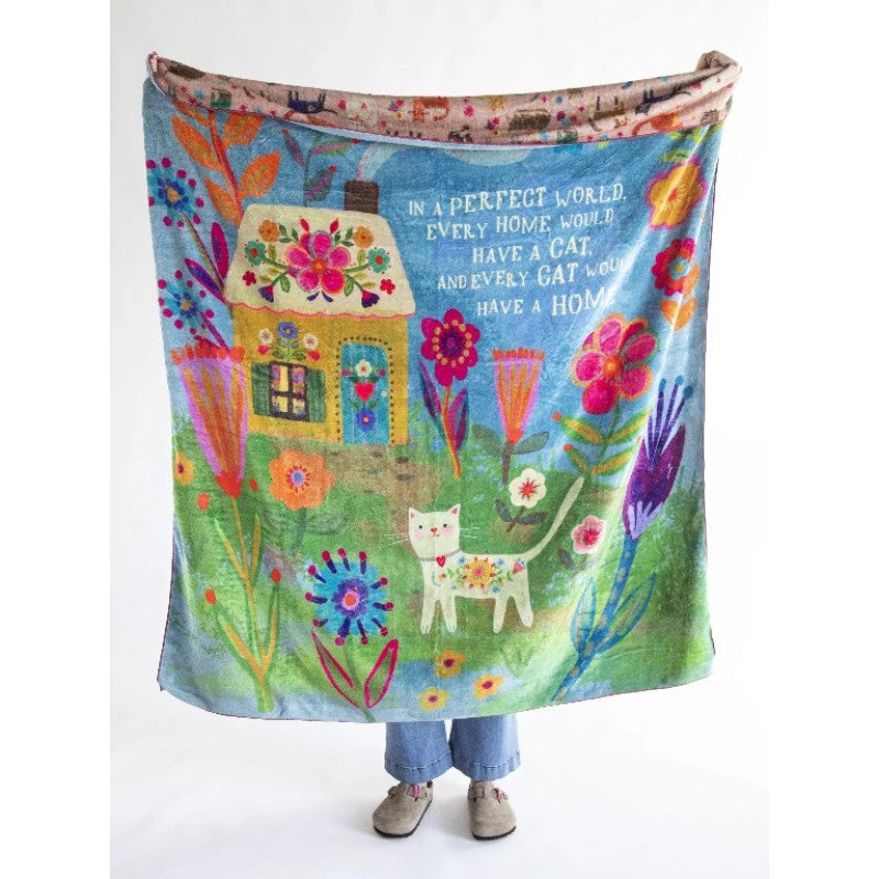 Reversible Cat Blanket
