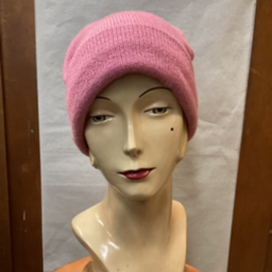 Wool Beanie and Fleece Pink