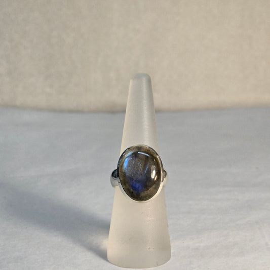Labradorite SS Ring