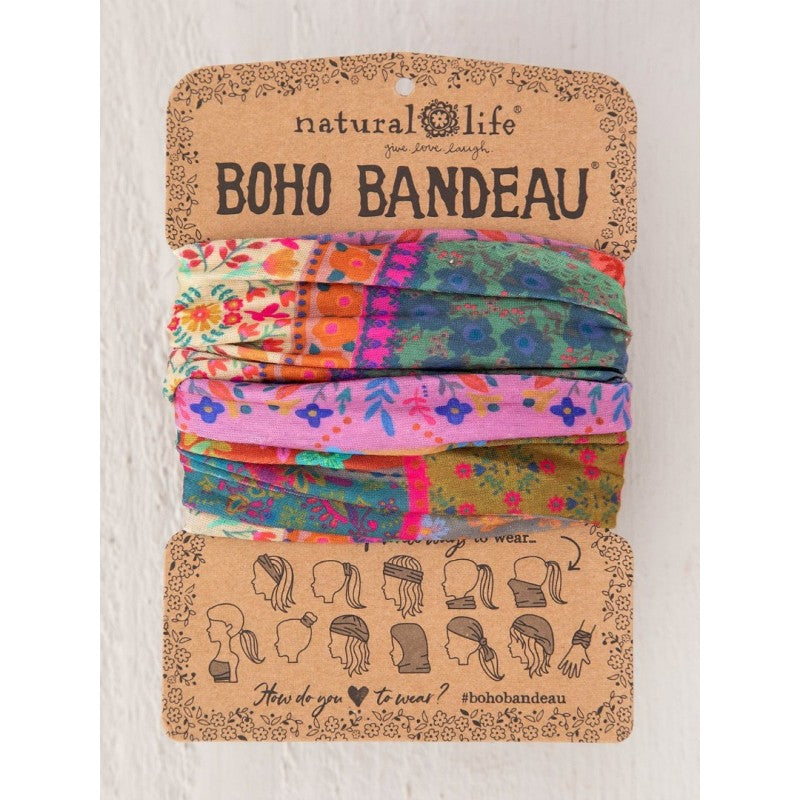 Boho Bandeau Bandana Patchwork Florals