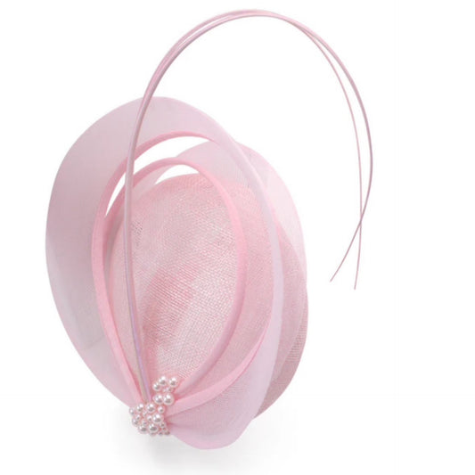 Molly Fascinator Blush
