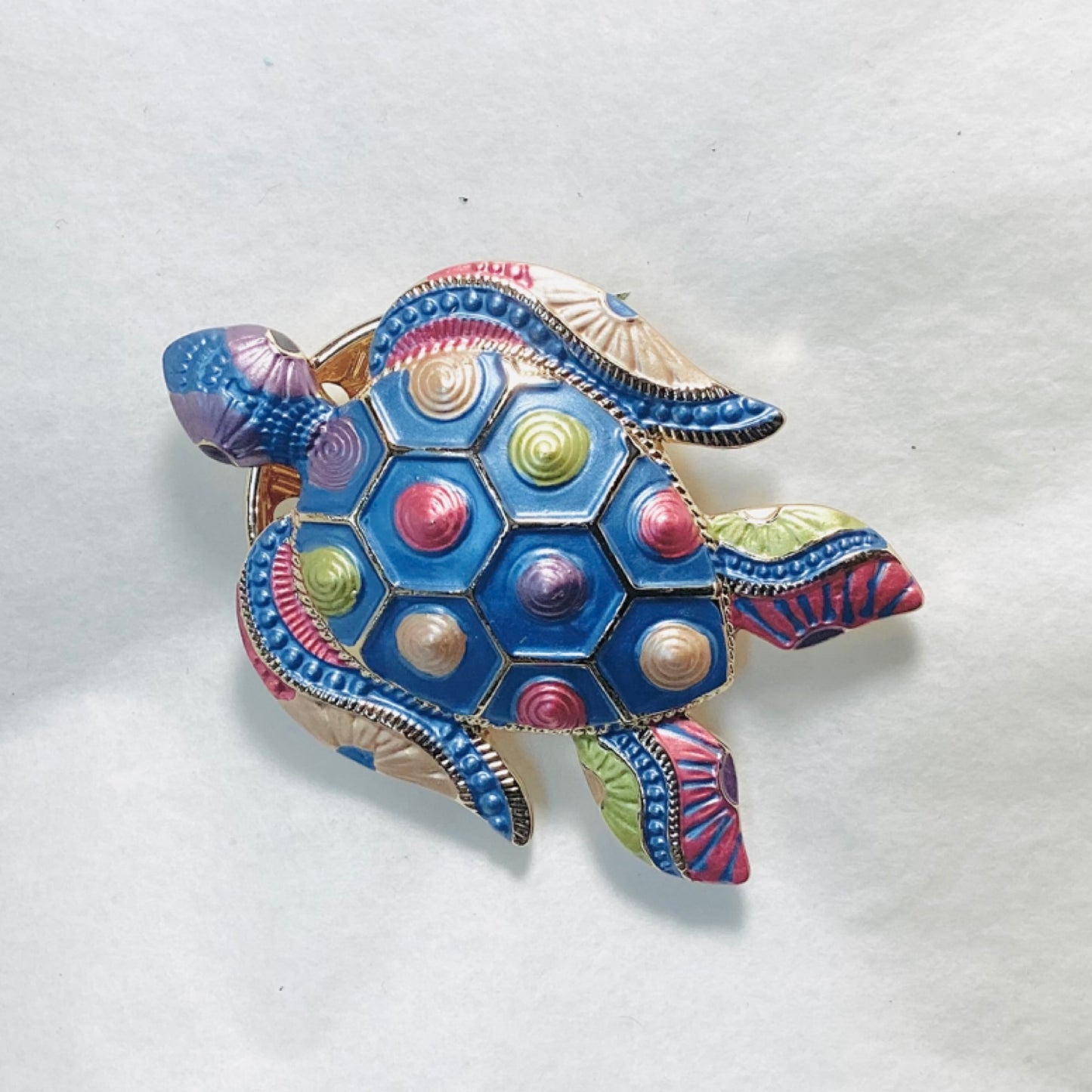 Turtle Brooch - Pastel