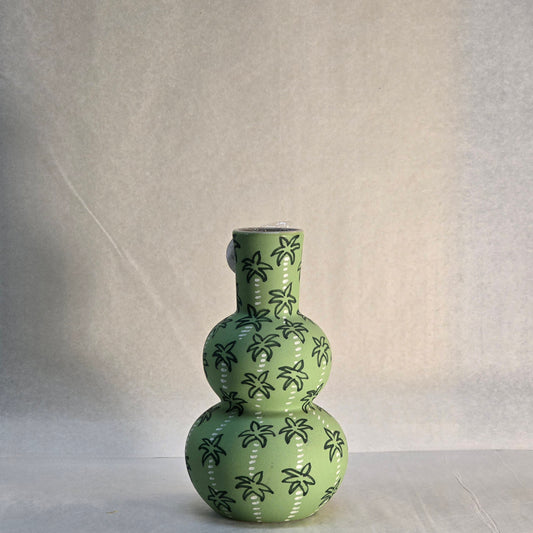 Little Green Palm Vase