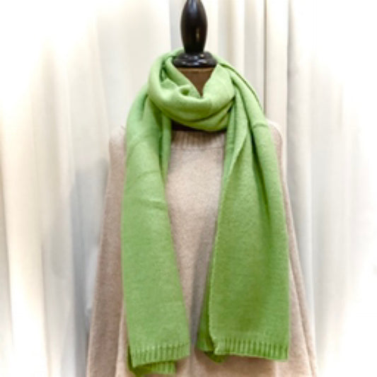 Plain Thick Scarf - Green