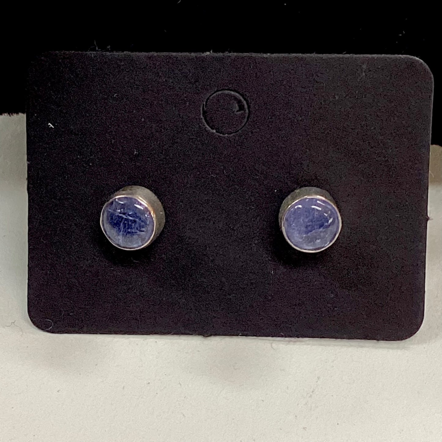 Tanzanite Crystal Sterling Silver Earrings
