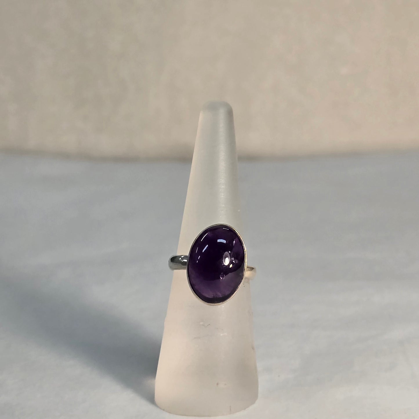 Amethyst SS Ring